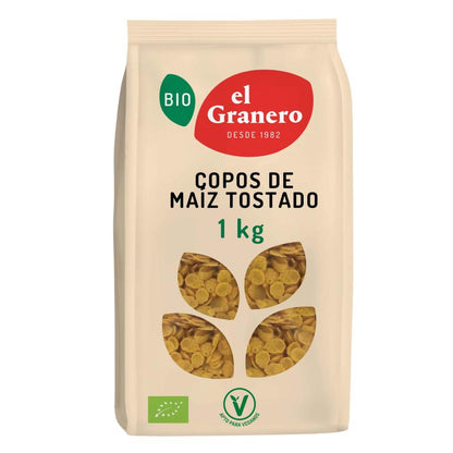 Fiocchi di mais tostato El Granero BIO, 1 kg