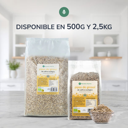 Gepelde zonnebloempitten ECO Planeta Huerto 2,5 kg