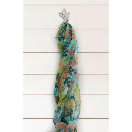 Messing kleerhanger tulp, satijnmessing