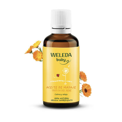 Olio per la pancia del bambino Weleda, 50 ml