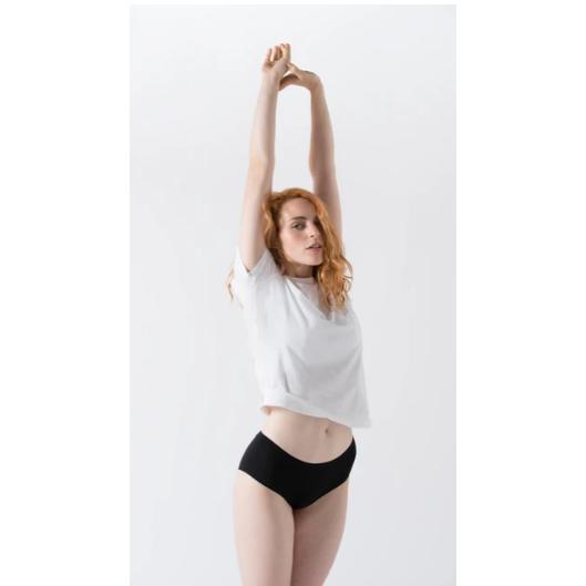 Culotte en coton biologique noir Minimalism M