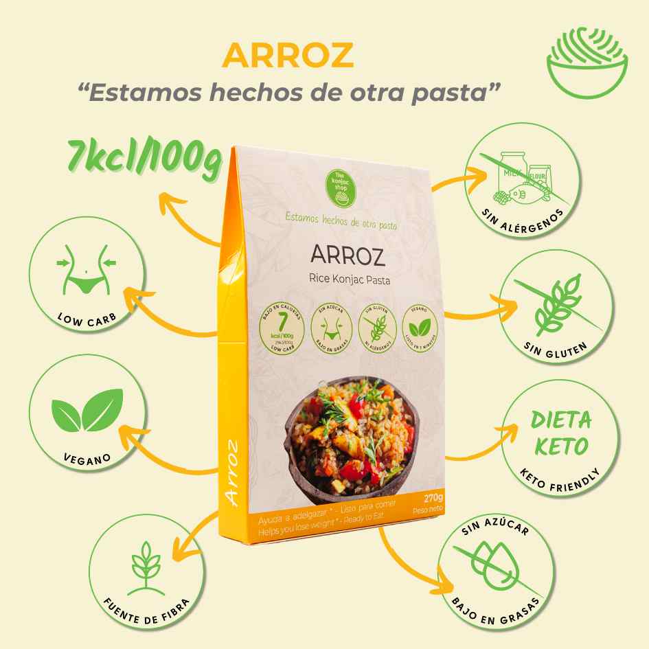 Riz de konjac La Boutique du Konjac 270 g