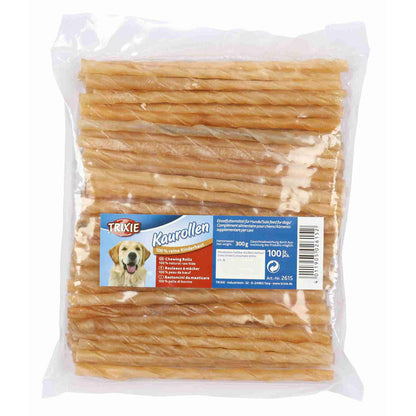 Trixie 100 Pressed Rolls Natural Skin, 12cm Ø5-6mm