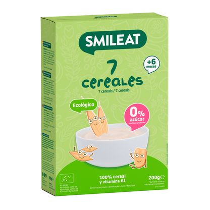 6er-Pack 7-Korn-Brei Eco Smileat 200 g