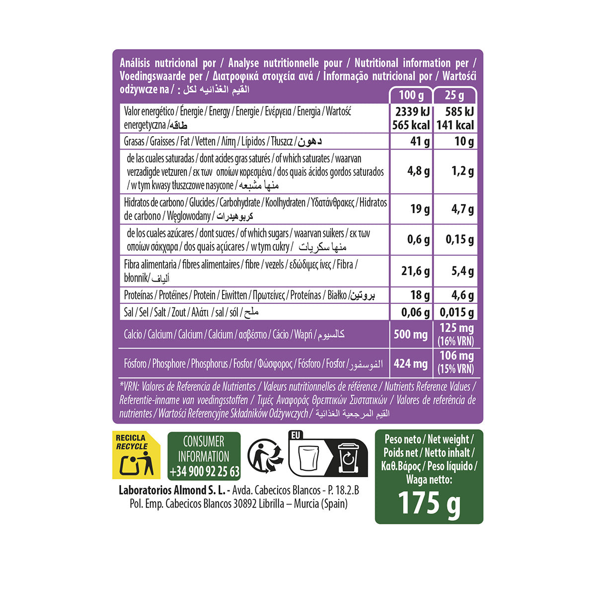 Mieszanka nasion SmartMix dla kości Bio Naturgreen 175 g