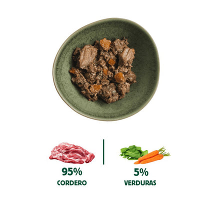 Compleet BARF-menu met lamsvlees voor honden, Wild Balance, 400 g