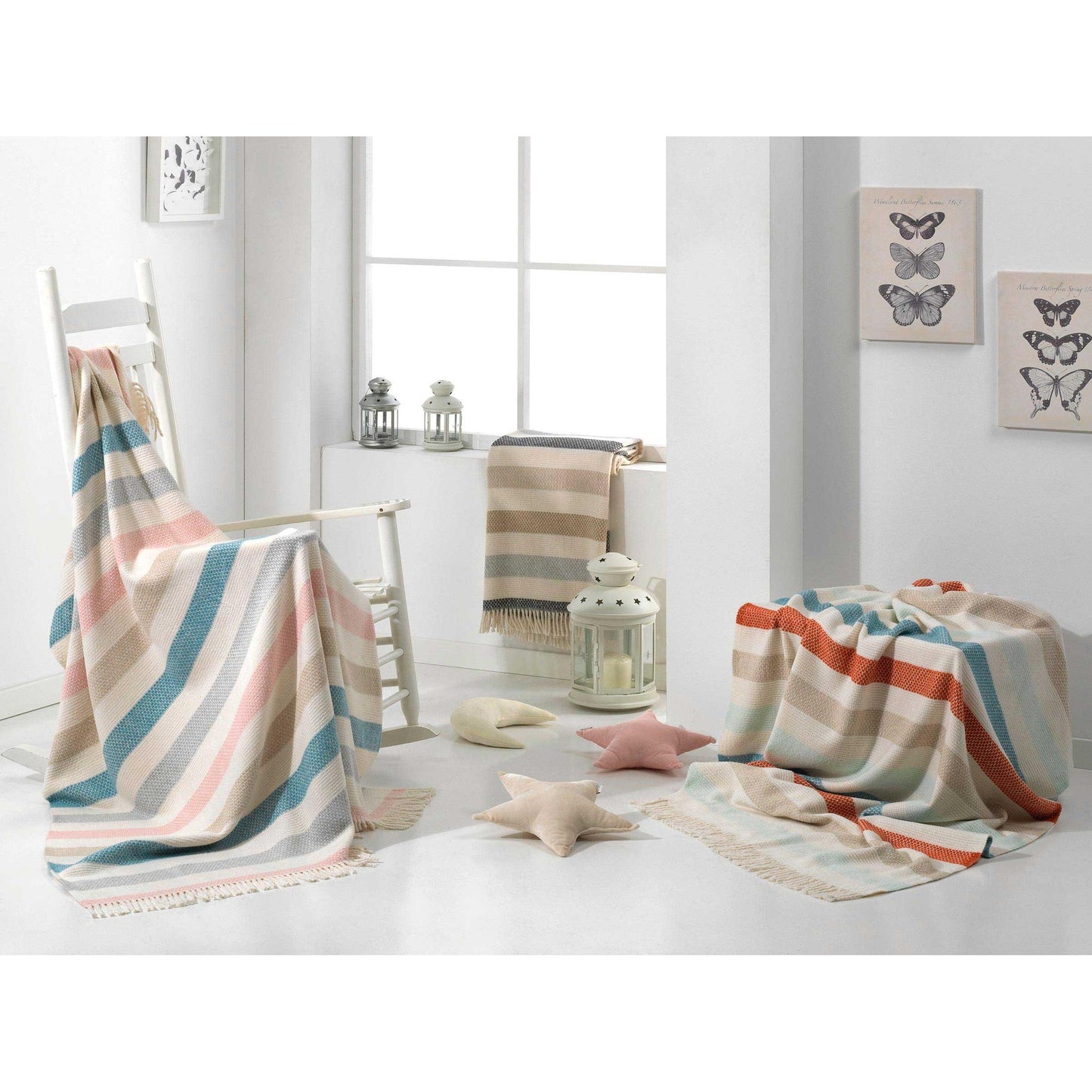 Plaid DISEÑO ROSA 130x170 cm