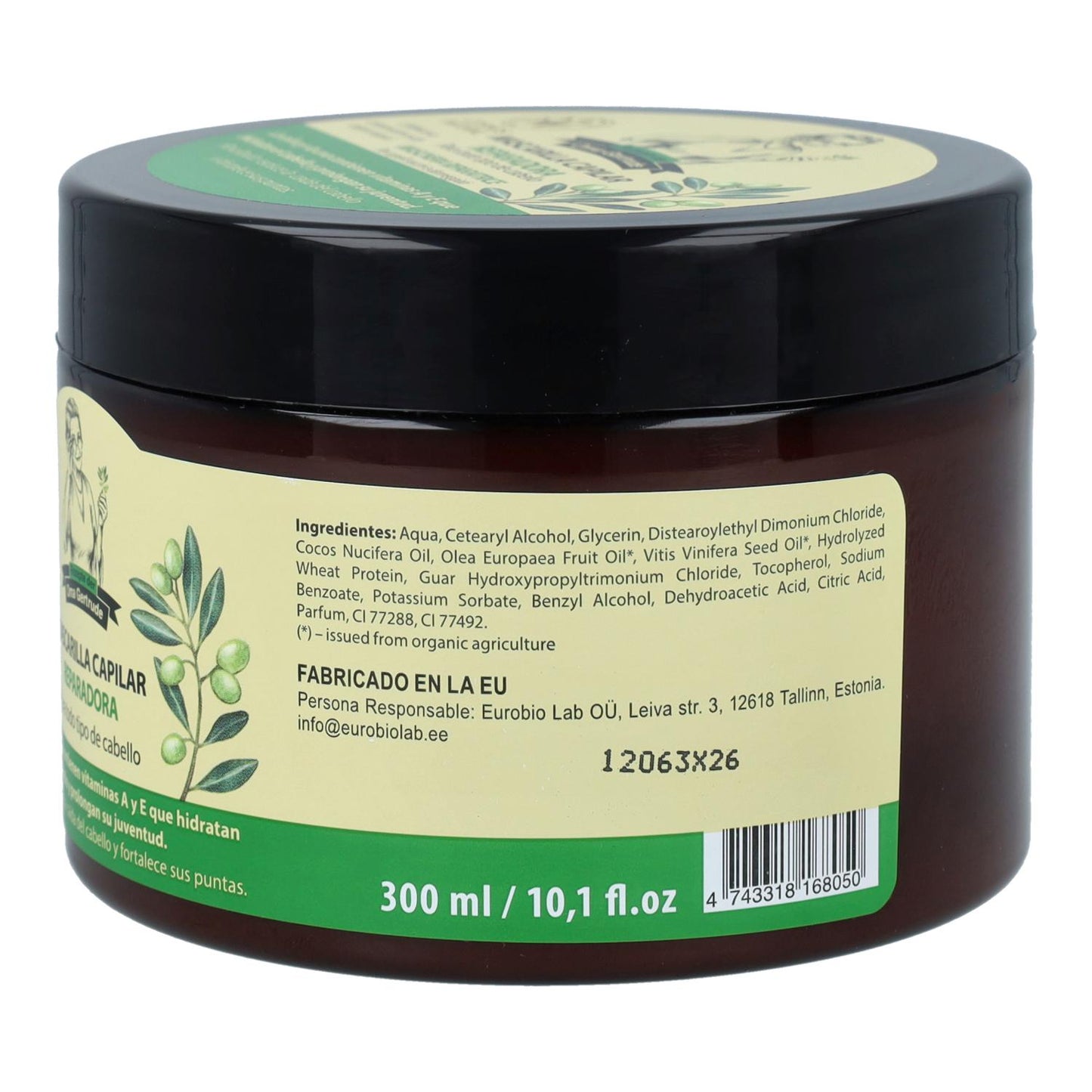 Oma Gertrude Repair and Nutrition Hair Mask for Dry and Damaged Hair, 300 ml