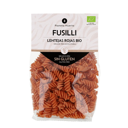 Spirales de lentilles ECO sans gluten Planeta Huerto 250 g