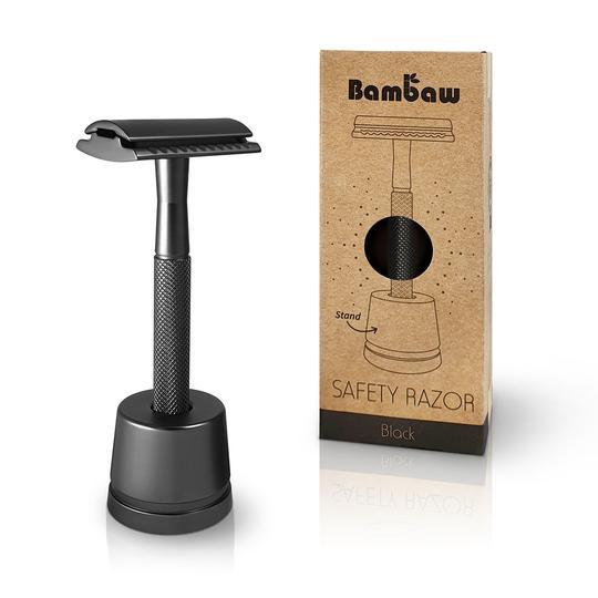 Metal razor with stand Bambaw Nega