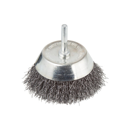 1 metalen kopborstel schacht 6 mm Wolfcraft Ø 75 mm