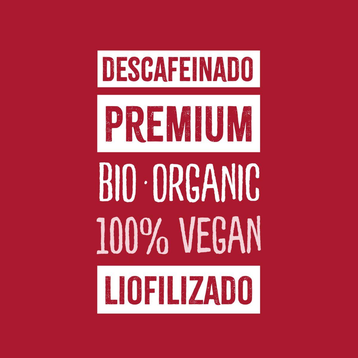 Biocoffee Café soluble Descafeinado Bio Premium NaturGreen 100 g