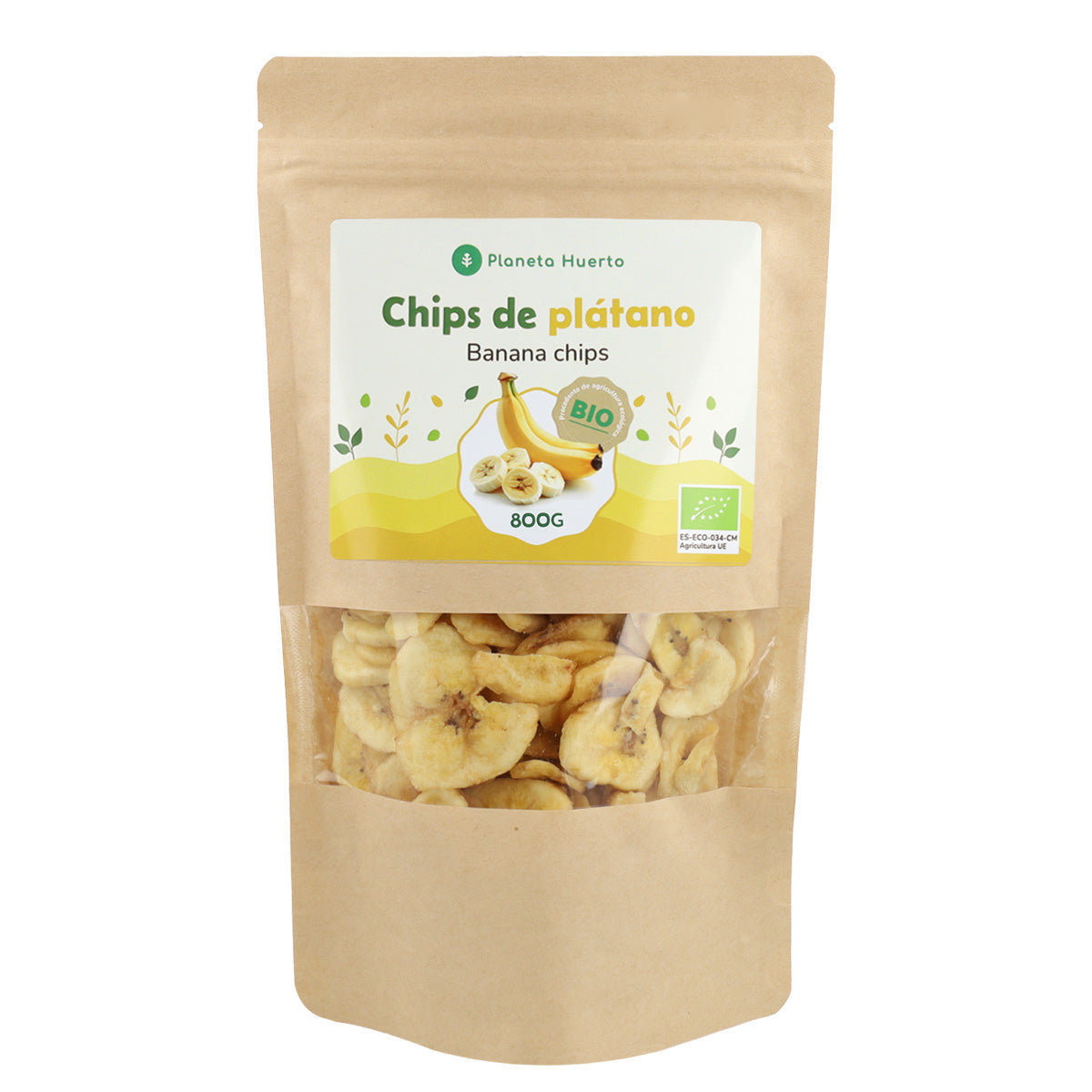 Banana Chips ECO Planeta Huerto 800 g