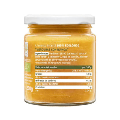 12er-Pack Smileat Bio-Gemüsegläschen mit Quinoa, 230 g