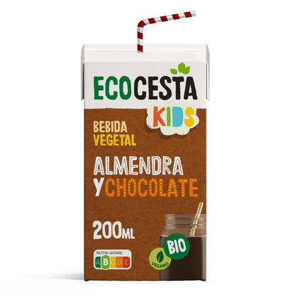 Mini napój roślinny migdałowy z czekoladą Bio Ecocesta 200 ml
