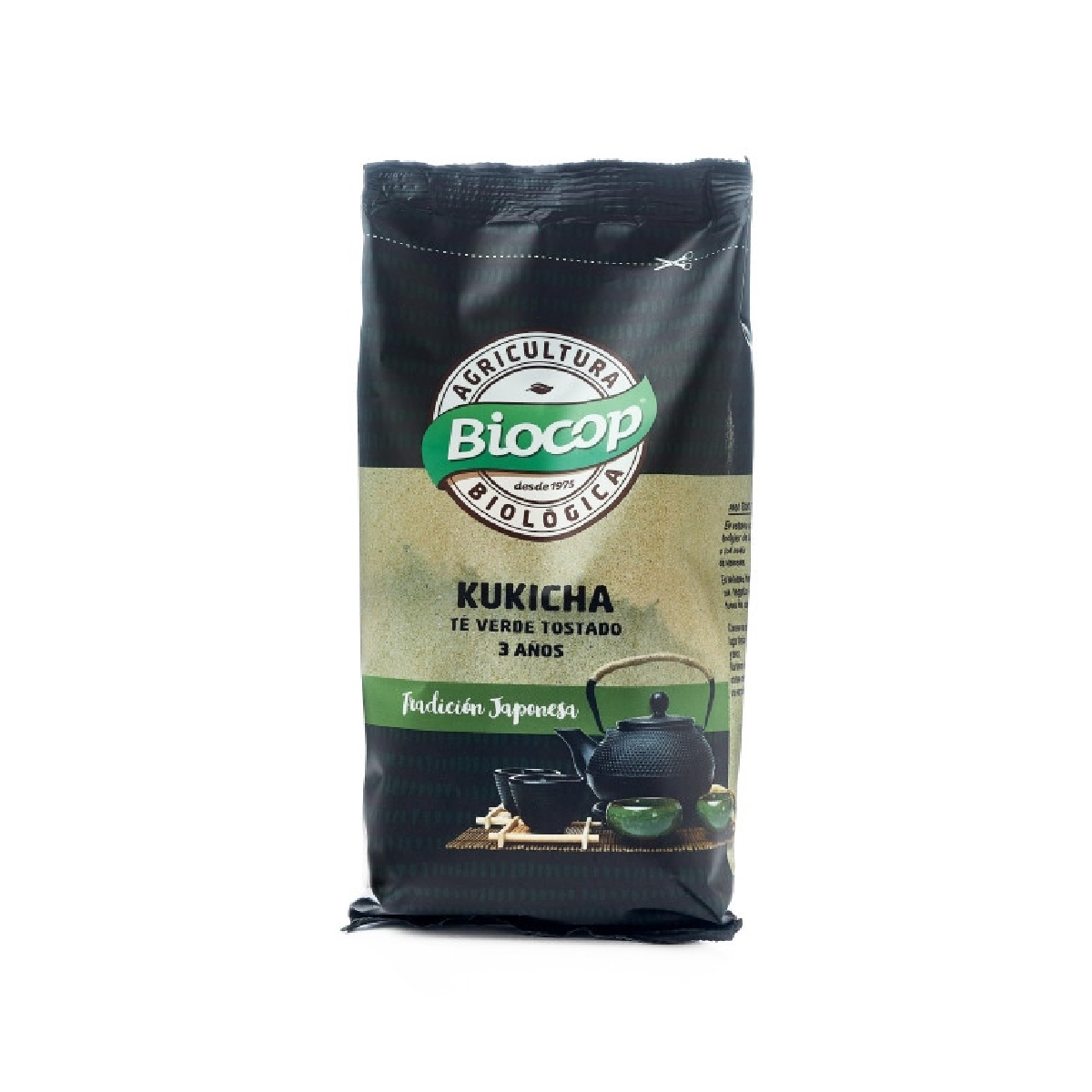 Biocop 3-year-old roasted green tea kukicha, 75 g