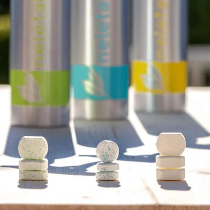 Kit de démarrage 3 flacons + 3 comprimés Neletab multi-surfaces, verre et salle de bain