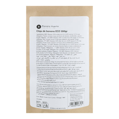 Patatine alla banana ECO Planeta Huerto 200 g