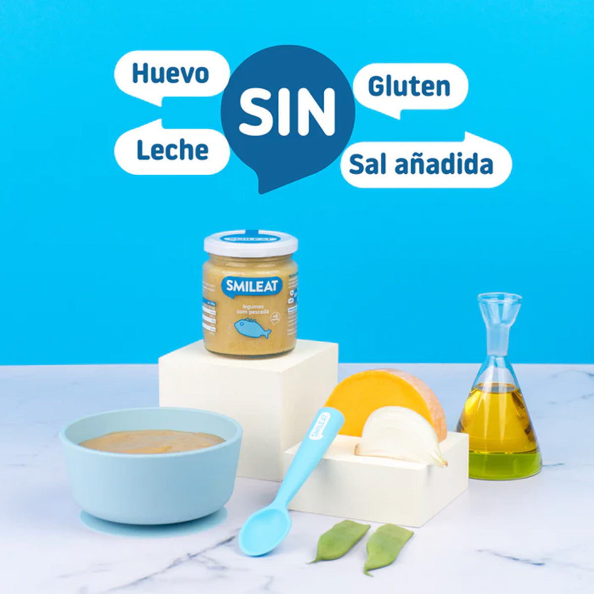 Petit pot BIO de légumes avec merlu +6 mois Smileat 230 g