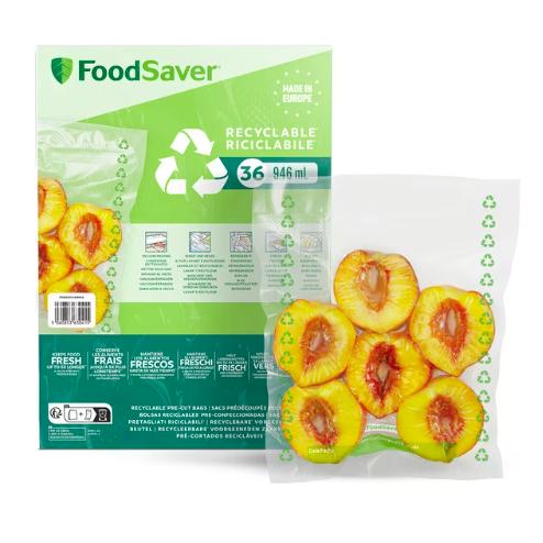36 sachets sous vide 100 % recyclables 0,94 L FoodSaver