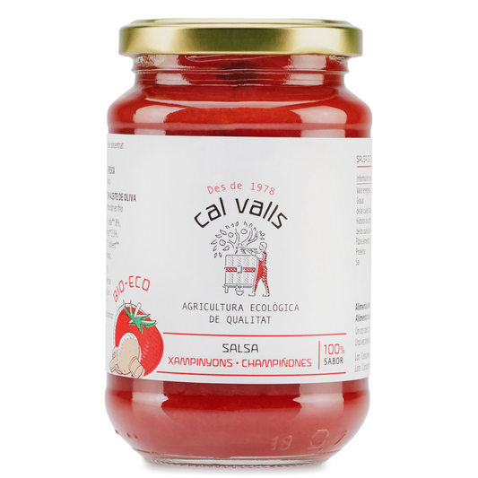 Sauce tomate et champignons ECO Cal Valls, 350 g