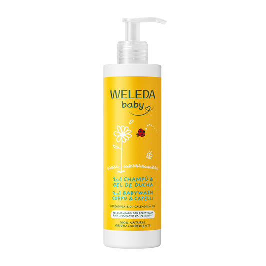 Schampo & duschgel med ringblomma Weleda 400 ml