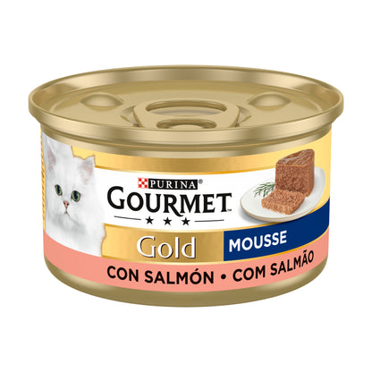 GOURMET GOLD Mousse Natvoer Zalm 85 g