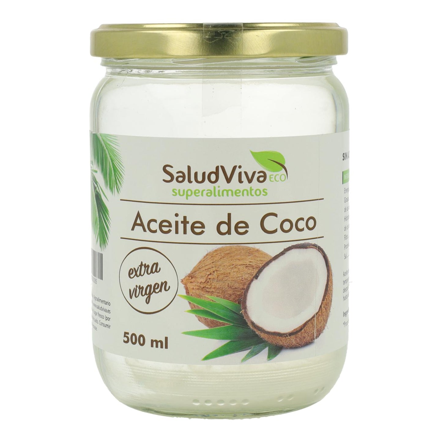 Kokosolie ECO Salud Viva 500 g