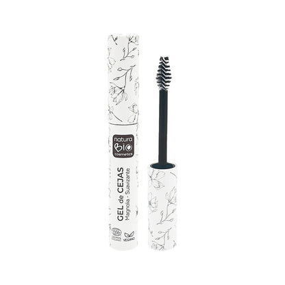 Wenkbrauwgel 02 Alhambra bruin met magnolia-extract, NaturaBio Cosmetics, 5 ml