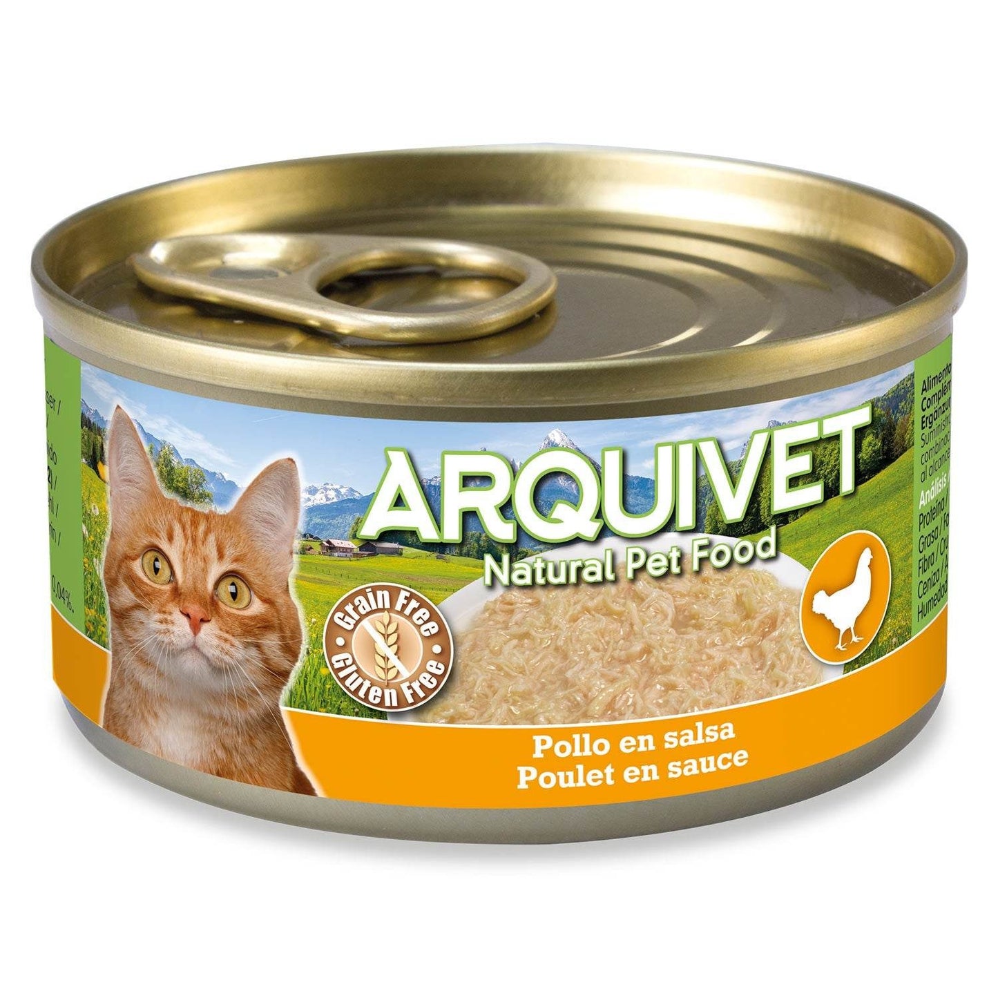 Poulet en sauce Arquivet 80 g Nourriture humide pour chats