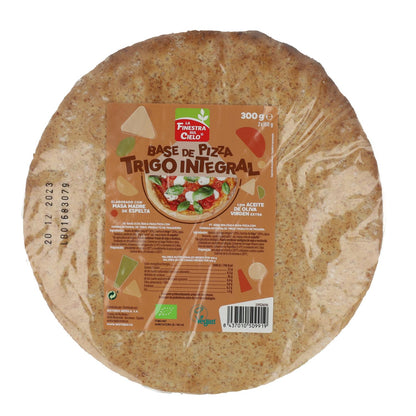 Base pour pizza complète à la farine de blé biologique (2 bases) La Finestra sul Cielo 300 g