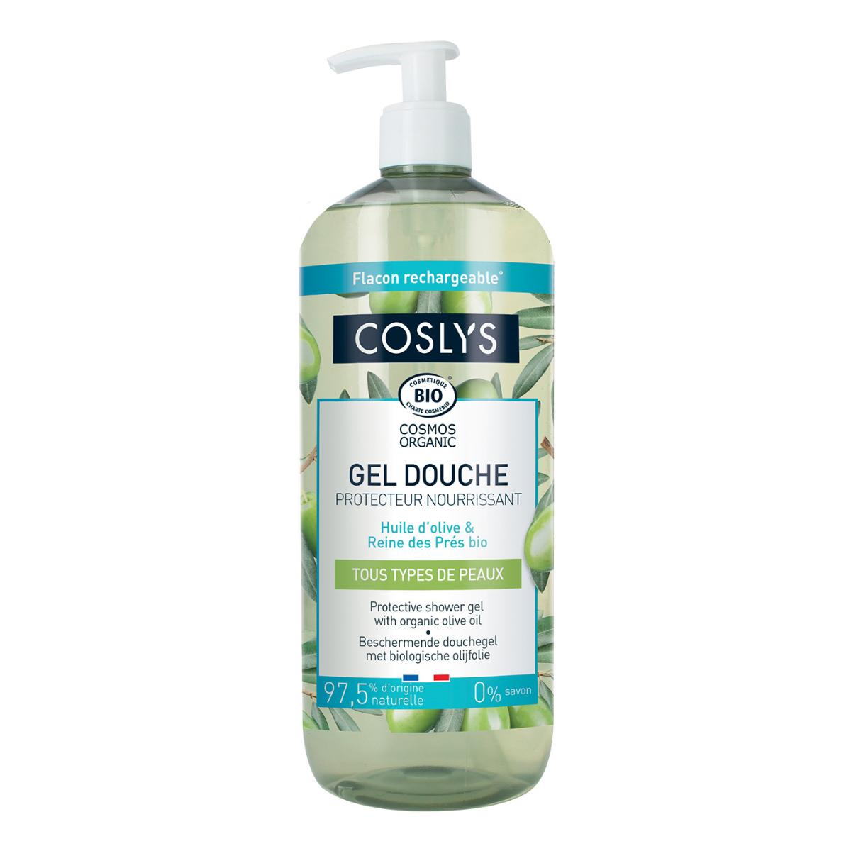 Gel douche protecteur à l'huile d'olive Coslys 1 L