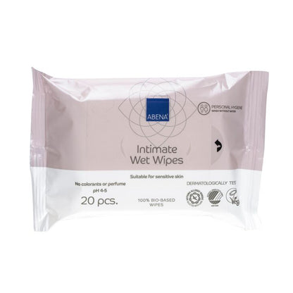 ABENA Intimate Wet Wipes, 20 pcs