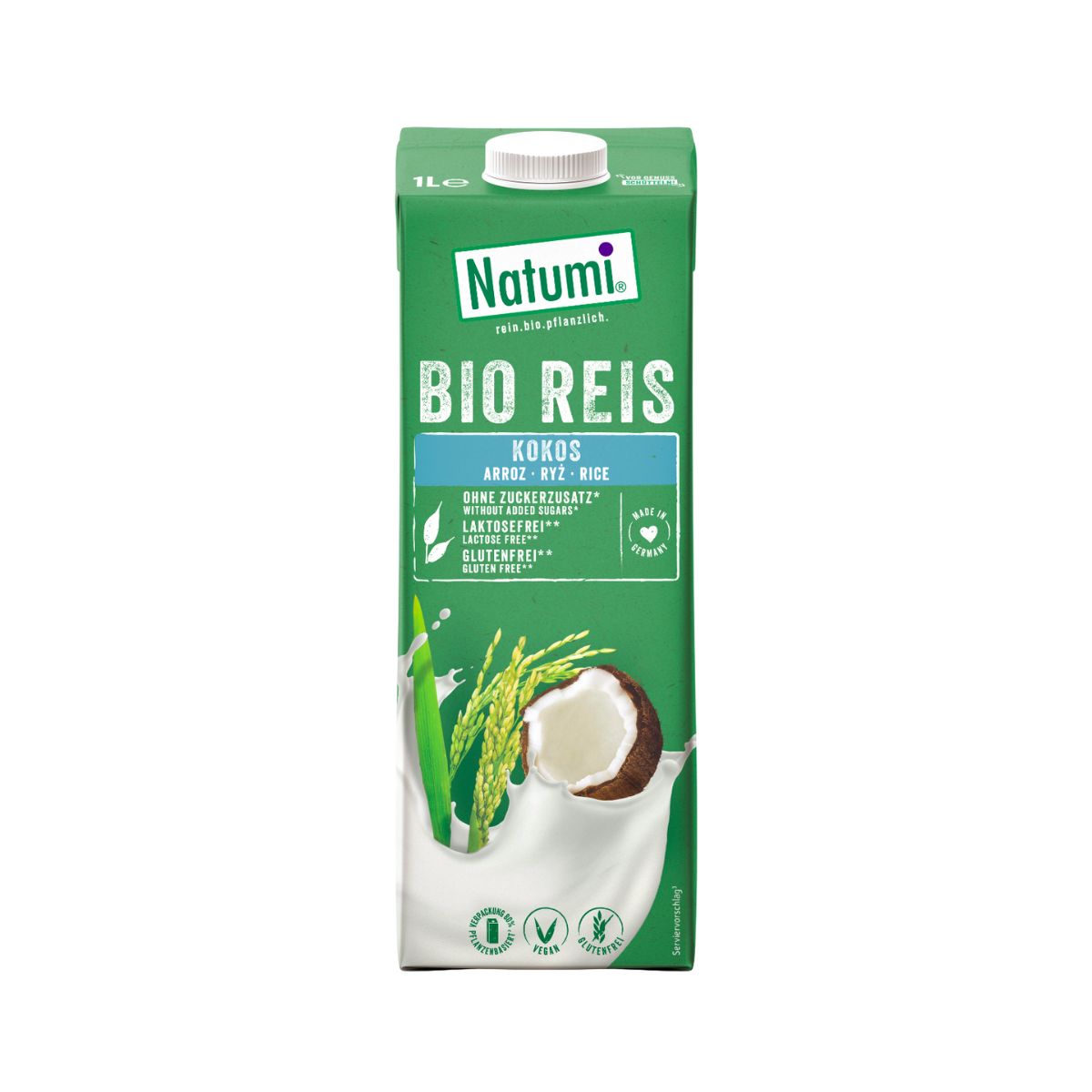 Bio-Reis-Kokos-Getränk Natumi 1 l