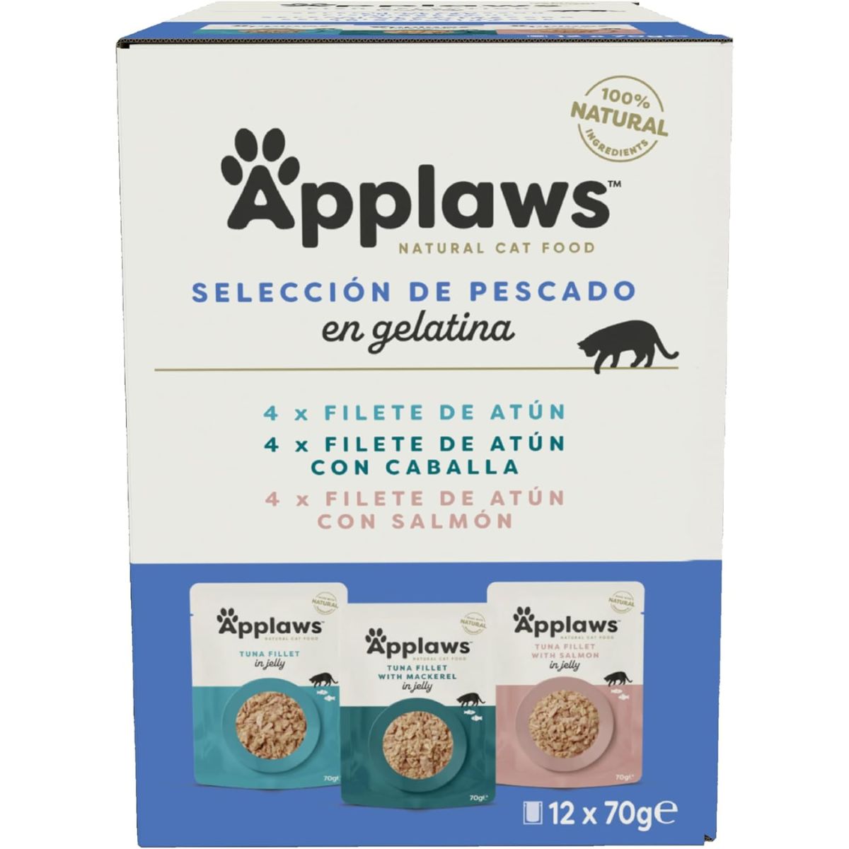 Applaws Cat Fish Selection Multipack 12 x 70 g Wet cat food