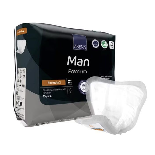 Male incontinence pads Formula 2 ABENA Man 15 units