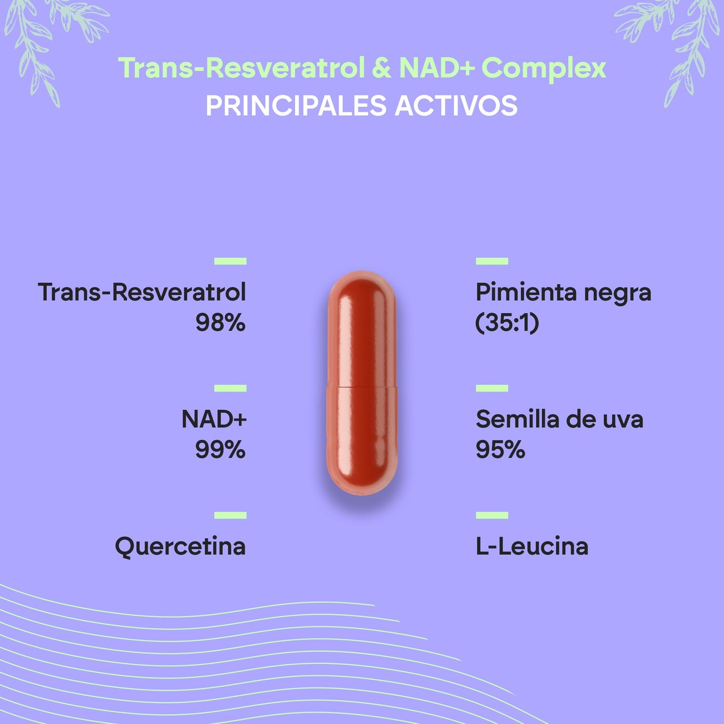 Nutralie Trans Resveratrol e NAD+ Complex 686 mg 60 capsule
