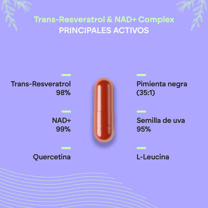 Nutralie Trans Resveratrol e NAD+ Complex 686 mg 60 capsule