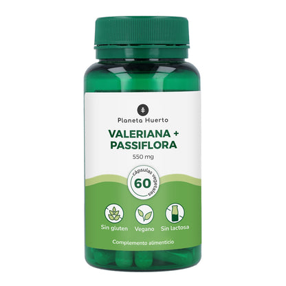 Valeriaan + Passiflora Planeta Huerto 60 caps