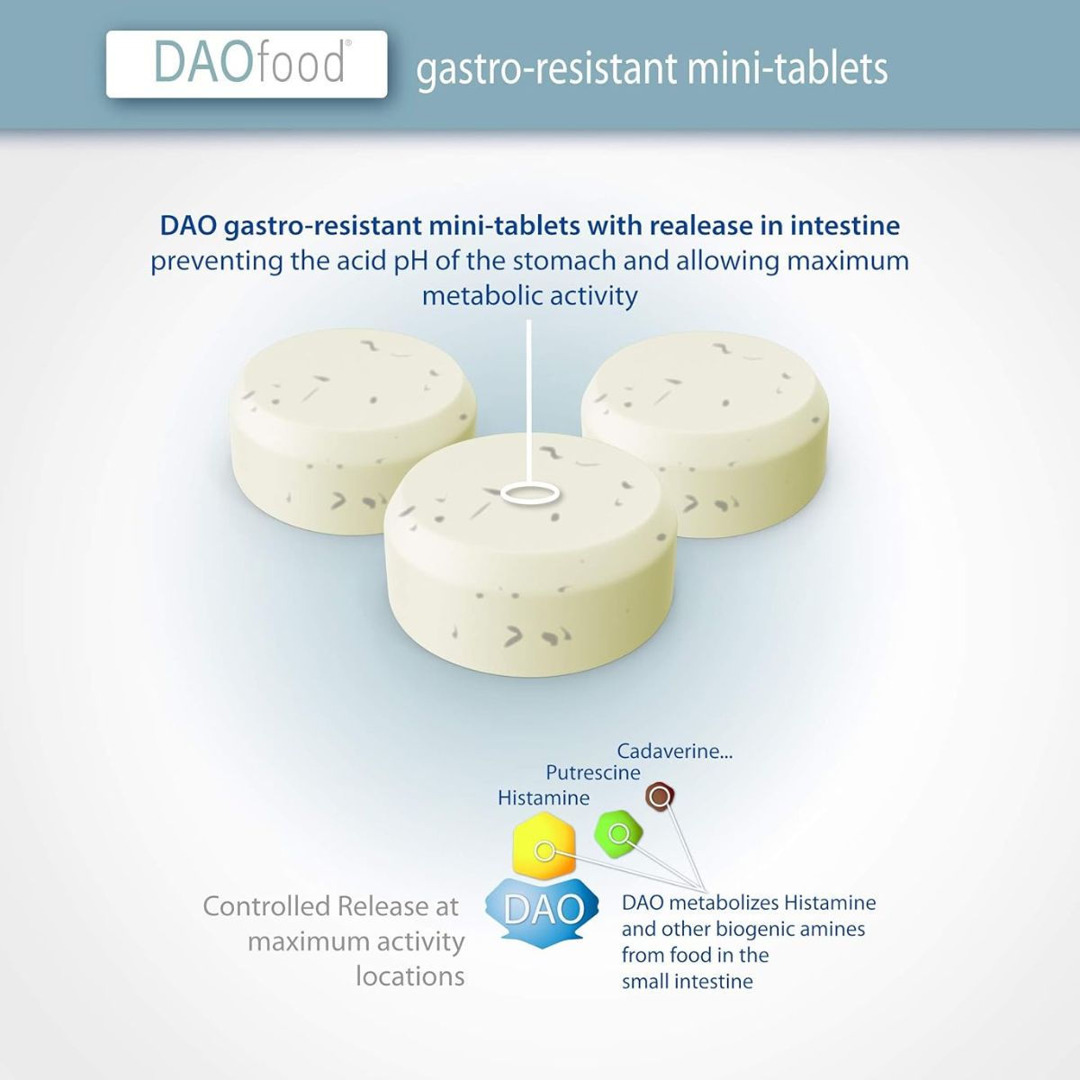 DAOfood® Spender 60 Minitabletten