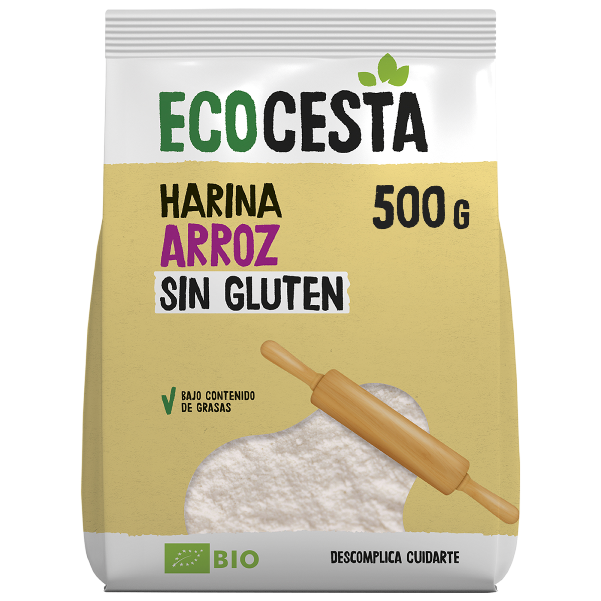 Biologische rijstmeel, 500 g Ecocesta