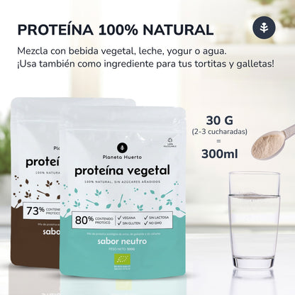 Plantaardig eiwit ECO 76% Banaan Planeta Huerto 500 g