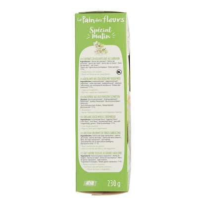 Tostadas de Trigo Sarraceno especial mañanas BIO Le Pain de Fleurs 230 g