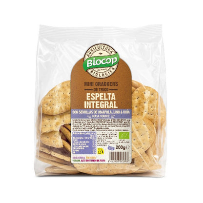 Mini Crackers de Espelta con Chía Biocop 200 g