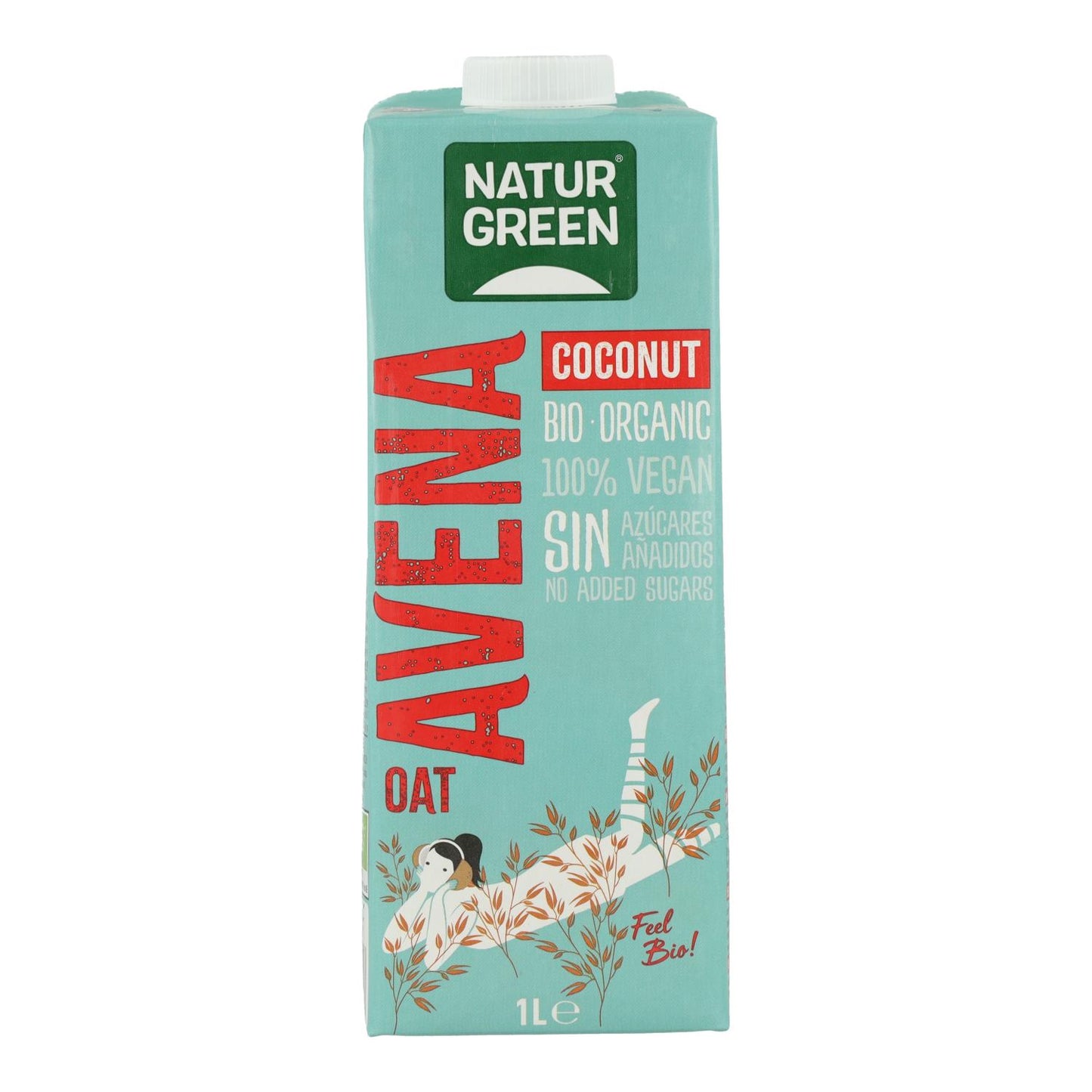 Opakowanie 6 szt. Napój owsiano-kokosowy Bio NaturGreen 1 l