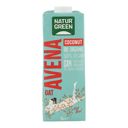 Opakowanie 6 szt. Napój owsiano-kokosowy Bio NaturGreen 1 l