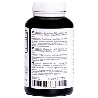 Vitamin K2 MK7 200 mcg 240 veganska tabletter Hivital
