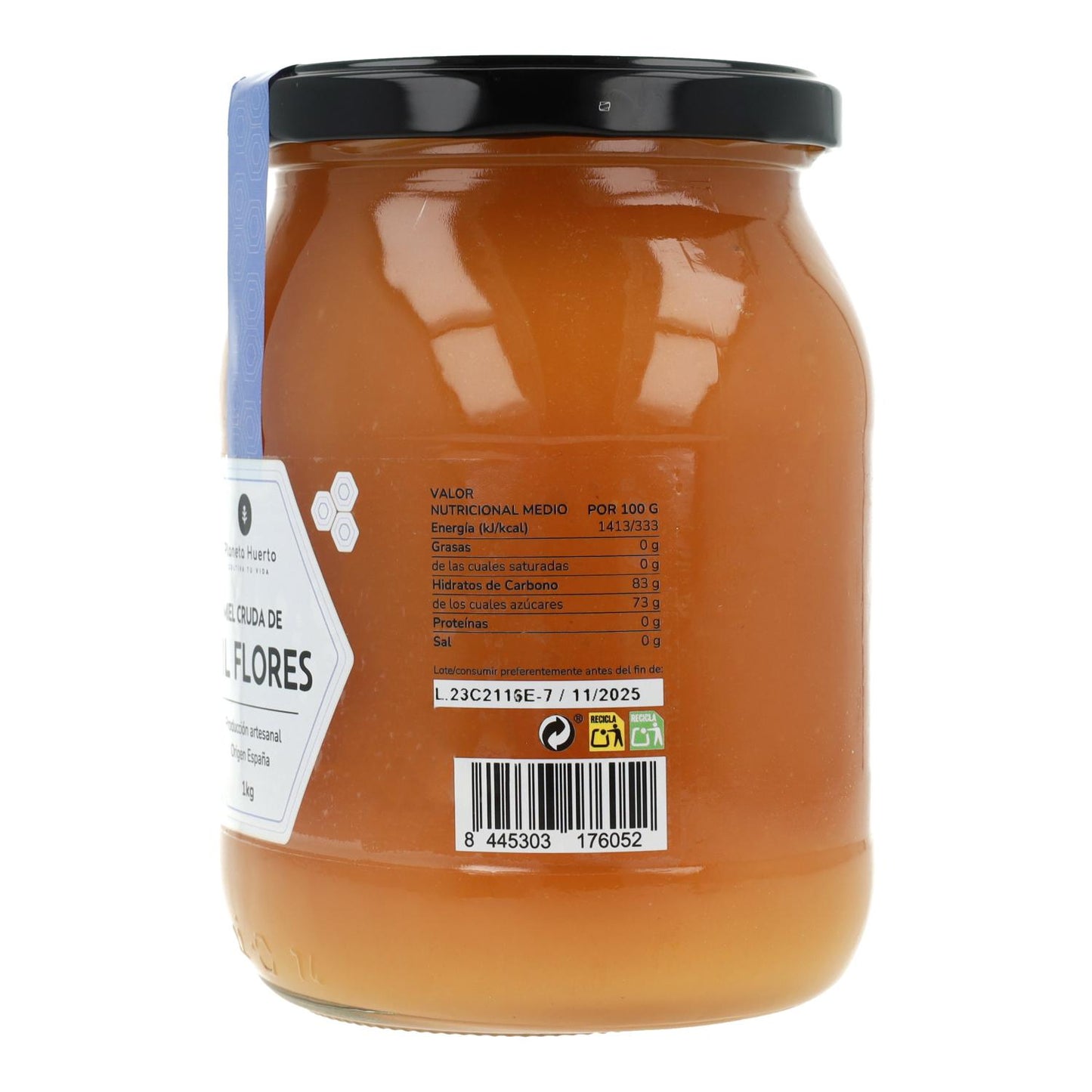 Pack 6x Miel Cruda de Mil Flores Planeta Huerto 1 Kg
