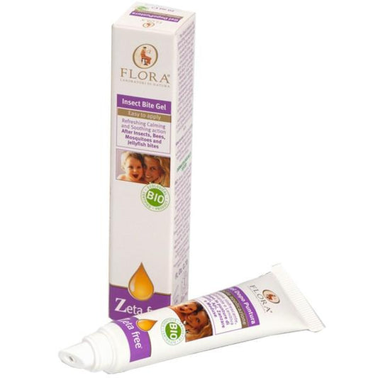 Gel apaisant contre les piqûres d'insectes et de méduses Flora, 20 ml