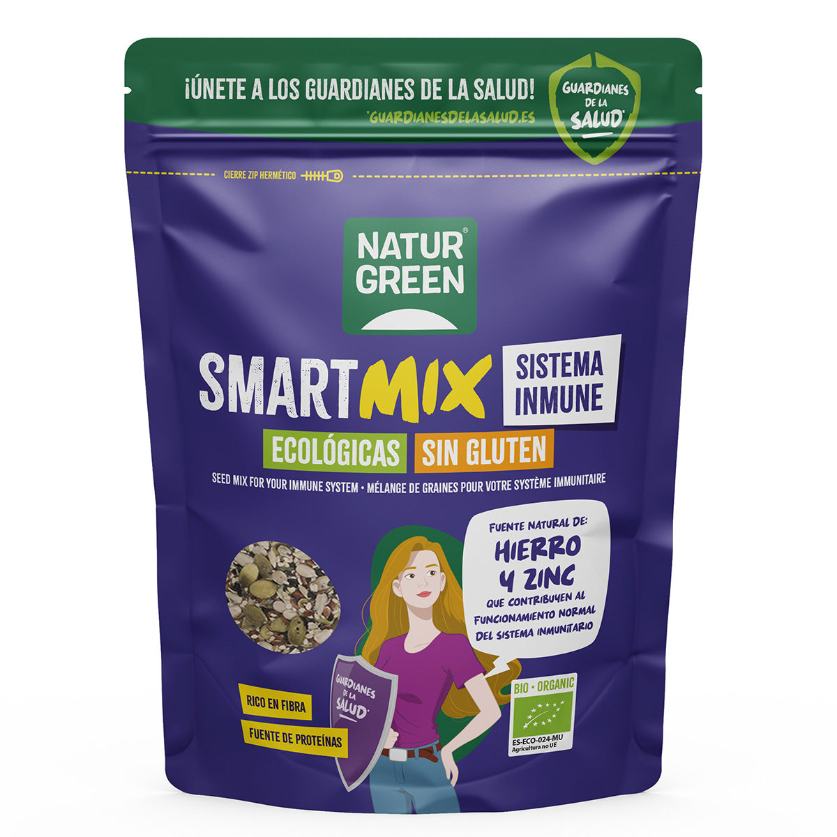 SmartMix-zaadmix voor het immuunsysteem Bio NaturGreen 175 g